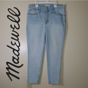 Madewell 9" Mid-Rise Skinny Crop Jeans